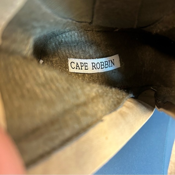 CAPE Robbin olive green suede ankle boots Sz 8.5 - Picture 6 of 8